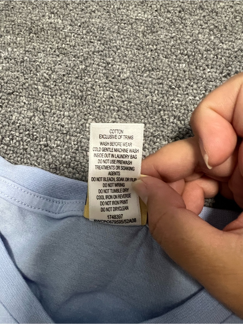 Stitch Light Blue Short-Sleeve Kids Tee with GRWM Graphic 12T - Picture 4 of 6